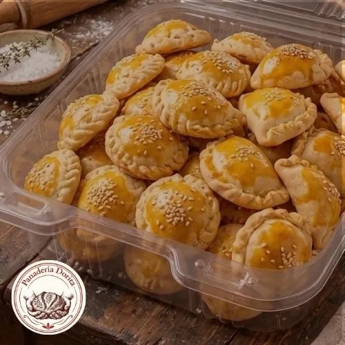 Bocaditos salados economicos: Empanaditas de Panadería Dorita en piura