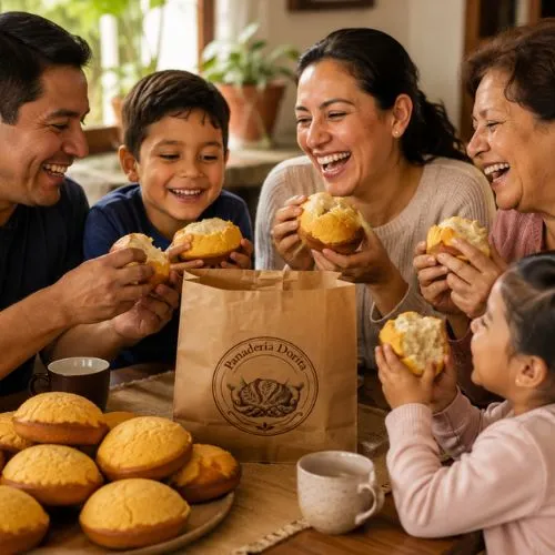 Pan de espuma peruano de Panadería Dorita disfrutado en familia